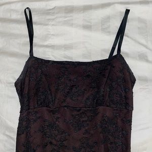 Vintage black lace dress